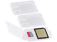 Merox SD Karten Etui, Speicherkarten Box, Speicherkarten Hülle
